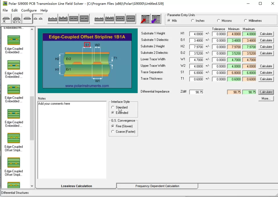 Impedance Control +/-10%